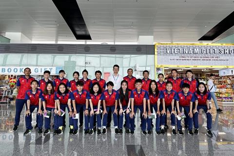 ĐT nữ Việt Nam lên đường tới Ôn Châu tham dự ASIAD 19