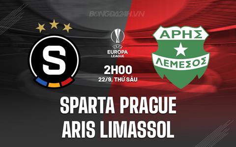 Nhận định Sparta Prague vs Aris Limassol 2h00 ngày 22/9 (Europa League 2023/24)