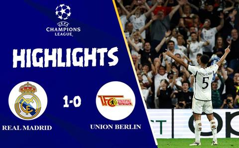 Video Real Madrid vs Union Berlin cúp C1: Jude Bellingham giải nguy phút 94