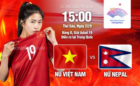 Nữ Việt Nam thắng nhẹ trận ra quân ASIAD 19