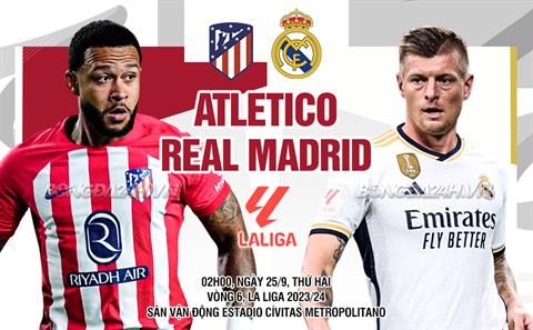 Nhận định Atletico vs Real (02h00 ngày 25/9): Khó lường