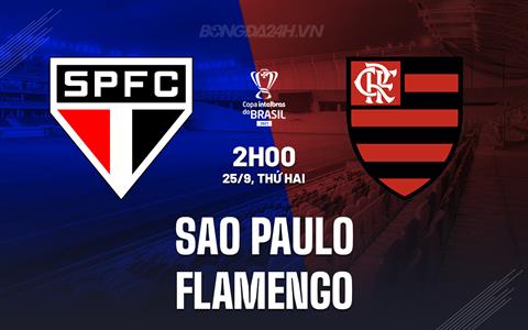 Nhận định Sao Paulo vs Flamengo 2h00 ngày 25/9 (Cúp quốc gia Brazil 2023)