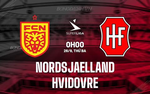 Nhận định Nordsjaelland vs Hvidovre 0h00 ngày 26/9 (VĐQG Đan Mạch 2023/24)