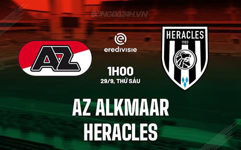 Nhận định AZ Alkmaar vs Heracles 1h00 ngày 29/9 (VĐQG Hà Lan 2023/24)