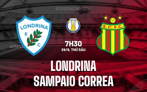 Nhận định Londrina vs Sampaio Correa 7h30 ngày 29/9 (Hạng 2 Brazil 2023)