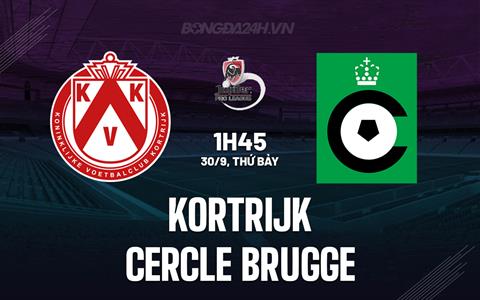 Nhận định Kortrijk vs Cercle Brugge 1h45 ngày 30/9 (VĐQG Bỉ 2023/24)