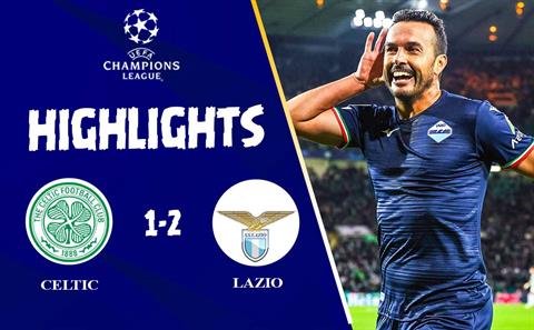 Video cúp C1 Celtic vs Lazio: bàn thắng phút 95 của Pedro