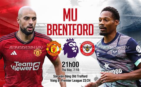 Nhận định MU vs Brentford (21h00 ngày 7/10): Giải tỏa áp lực