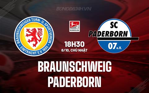 Nhận định Braunschweig vs Paderborn 18h30 ngày 8/10 (Hạng 2 Đức 2023/24)