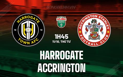 Nhận định Harrogate vs Accrington 01h45 ngày 11/10 (EFL Trophy 2023/24)