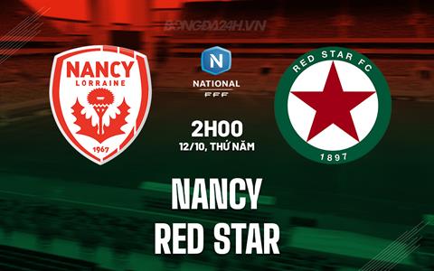 Nhận định Nancy vs Red Star 2h00 ngày 12/10 (Hạng 3 Pháp 2023/24)