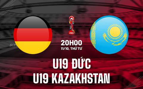 Nhận định U19 Đức vs U19 Kazakhstan 20h00 ngày 11/10 (Vòng loại U19 châu Âu 2025)