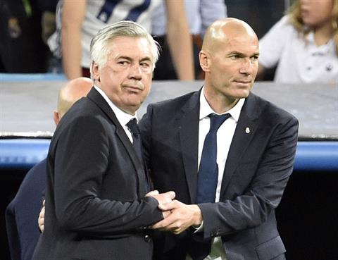 Zinedine Zidane thay thế Carlo Ancelotti dẫn dắt Real Madrid?