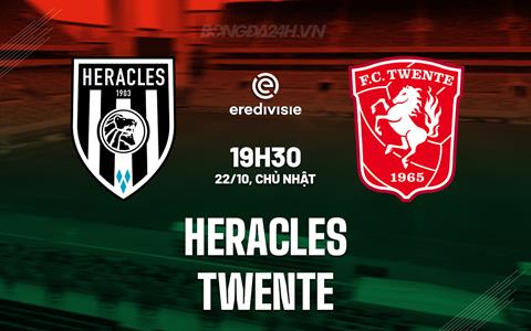 Nhận định Heracles vs Twente 19h30 ngày 22/10 (VĐQG Hà Lan 2023/24)