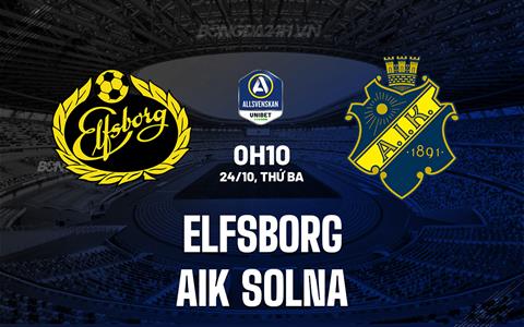 Nhận định Elfsborg vs AIK Solna 0h10 ngày 24/10 (VĐQG Thụy Điển 2023/24)