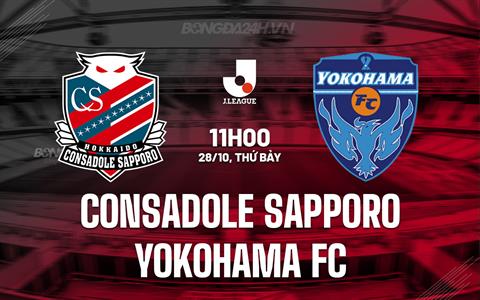 Nhận định Consadole Sapporo vs Yokohama FC 11h00 ngày 28/10 (VĐQG Nhật 2023)