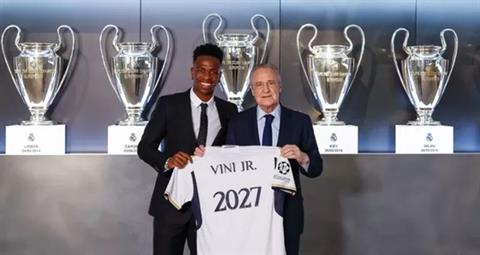 Chia sẻ của Vinicius Junior sau khi gia hạn với Real Madrid