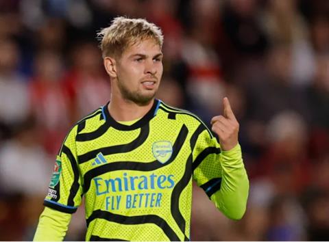 Emile Smith Rowe lại dính chấn thương