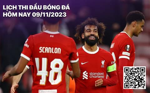 Lịch thi đấu bóng đá hôm nay 9/11/2023: Toulouse vs Liverpool