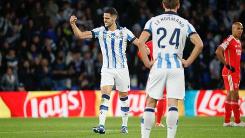 Màn trình diễn khó tin của cầu thủ Real Sociedad trước Benfica