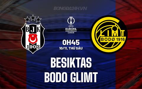 Nhận định Besiktas vs Bodo Glimt 0h45 ngày 10/11 (Conference League 2023/24)