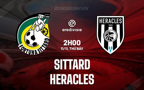 Nhận định Sittard vs Heracles 2h00 ngày 11/11 (VĐQG Hà Lan 2023/24)