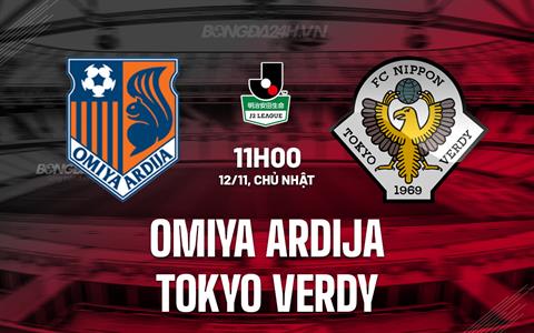 Nhận định Omiya Ardija vs Tokyo Verdy 11h00 ngày 11/11 (Hạng 2 Nhật 2023)