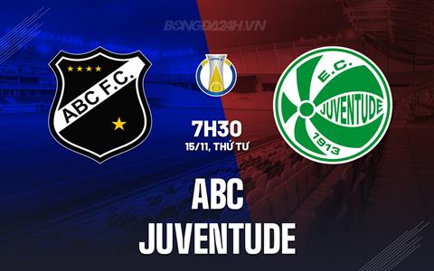 Nhận định bóng đá ABC vs Juventude 7h30 ngày 15/11 (Hạng 2 Brazil 2023)