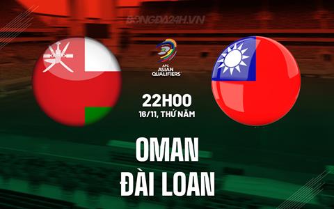 Nhận định Oman vs Đài Loan 22h00 ngày 16/11 (Vòng loại World Cup 2026)