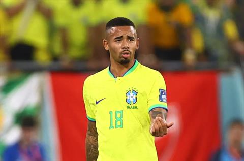 Arsenal lo sốt vó: Gabriel Jesus đá chính trước Argentina
