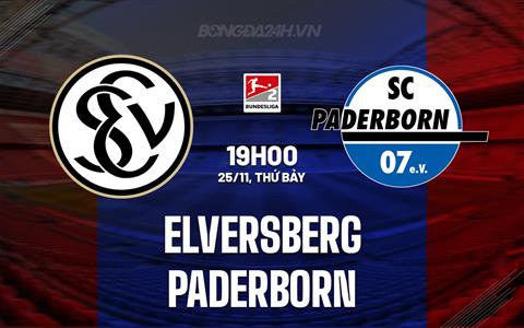 Nhận định Elversberg vs Paderborn 19h00 ngày 25/11 (Hạng 2 Đức 2023/24)