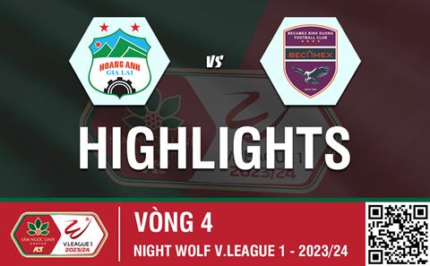 Video tổng hợp: HAGL - Bình Dương (Vòng 4 V-League 2023/24)