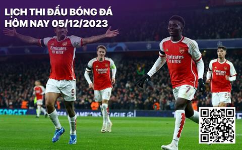 Lịch thi đấu bóng đá hôm nay 5/12: Luton tiếp đón Arsenal