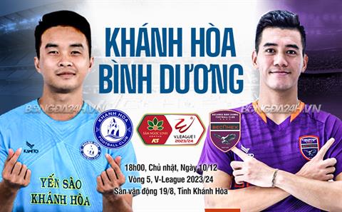 Nhận định Khánh Hòa vs Bình Dương (18h00 ngày 10/12): Vượt qua khó khăn