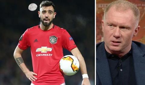 Paul Scholes không hài lòng với Bruno Fernandes