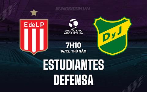 Nhận định Estudiantes vs Justicia 7h10 ngày 14/12 (Cúp QG Argentina 2023)