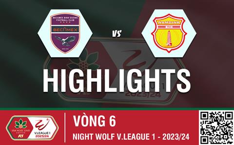 Video tổng hợp: Bình Dương - Nam Định (V-League 2023/24)