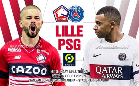 Nhận định Lille vs PSG (02h45 ngày 18/12): Vượt khó được không?