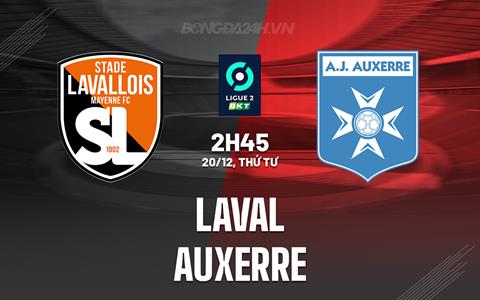 Nhận định Laval vs Auxerre 2h45 ngày 20/12 (Hạng 2 Pháp 2023/24)