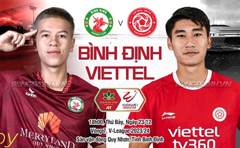 Nhận định Bình Định vs Thể Công Viettel (18h00 ngày 23/12): Đại chiến tại Quy Nhơn