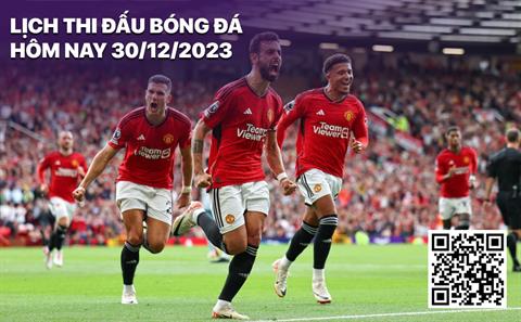 Lịch thi đấu bóng đá hôm nay 30/12: Nottm Forest - MU; Juventus - Roma