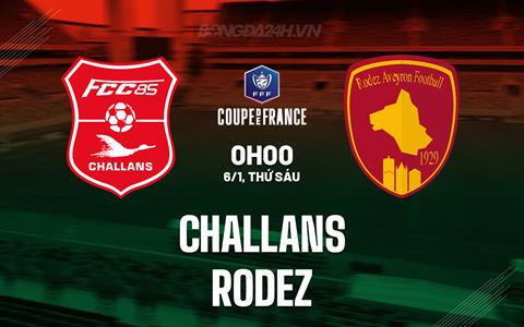 Nhận định Challans vs Rodez 0h00 ngày 6/1 (Cúp quốc gia Pháp 2023/24)