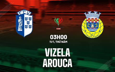 Nhận định bóng đá Vizela vs Arouca 3h00 ngày 11/1 (Cúp QG Bồ Đào Nha 2023/24)