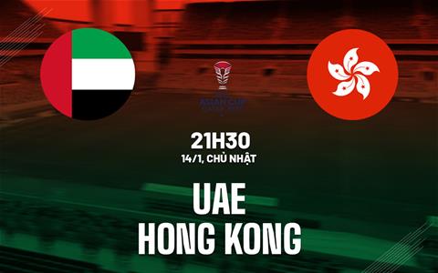 Nhận định bóng đá UAE vs Hong Kong 21h30 ngày 14/1 (Bảng C Asian Cup 2023)