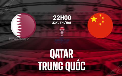 Nhận định bóng đá Qatar vs Trung Quốc 22h00 ngày 22/1 (Bảng A Asian Cup 2023)