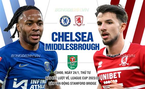 Nhận định Chelsea vs Middlesbrough (03h00 ngày 24/1): Mệnh lệnh phải thắng
