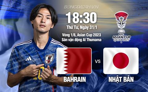 Nhận định Bahrain vs Nhật Bản (18h30 ngày 31/01): Liệu có bất ngờ?