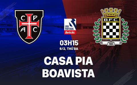Nhận định Casa Pia vs Boavista 3h15 ngày 6/2 (VĐQG Bồ Đào Nha 2023/24)