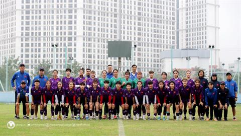 ĐT U20 nữ Việt Nam chuẩn bị sang Uzbekistan dự giải châu Á