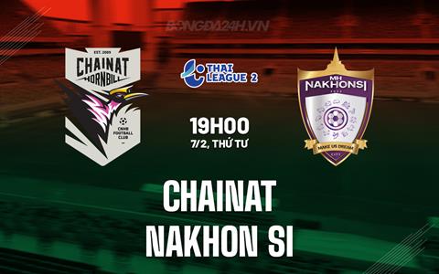 Nhận định Chainat vs Nakhon Si 19h00 ngày 7/2 (Hạng 2 Thái Lan 2023/24)